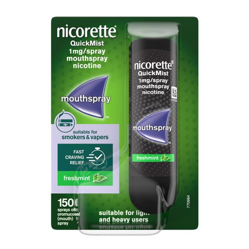 Nicorette Quickmist 1mg Mouthspray Freshmint